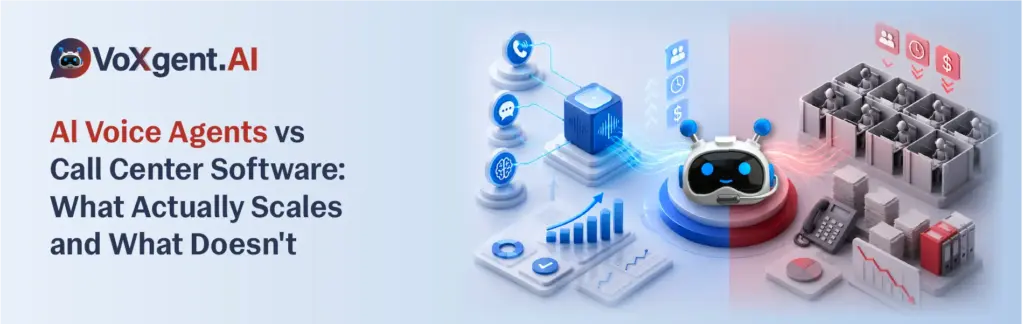 Ai voice agent vs call center software