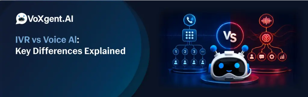 IVR vs Voice Al- Key Differences Explained-feature